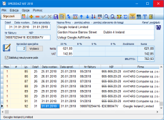 Program Asystent - księgi i rejestry VAT